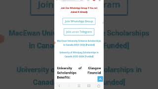 University of Glasgow Scholarships in UK 20242025 Fully FundedWhatsapp on923447319515 [upl. by Ekralc]