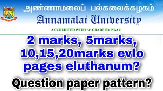 ANNAMALAI UNIVERSITY ADMISSIONS 20212022  HOW TO APPLY ONLINE  UG AND PG ADMISSIONS OPEN [upl. by Llewol]