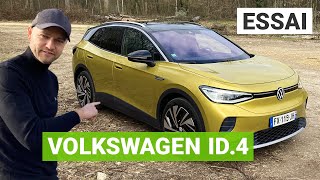 Essai Volkswagen ID4  le SUV électrique des familles [upl. by Eneluj]