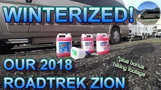 Winterizing our 2018 Roadtrek Zion [upl. by Sivatco]