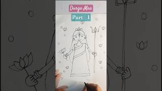 Durga Maa Drawing kidsvideo kidsdrawing kidslearning [upl. by Bernelle]