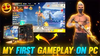 MY FIRST GAMEPLAY ON PC FREE FIRE [upl. by Oznole]