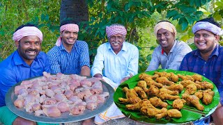 Popeyes Chicken Recipe  Popeyes Fried Chicken  Aaha village foods [upl. by Haibot]