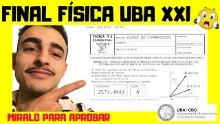 FINAL completo 🤪 Física UBA XXI CBC [upl. by Arytas]