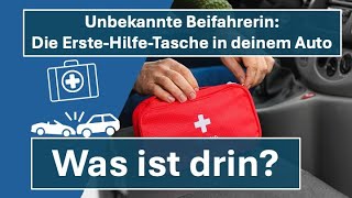 KFZ Verbandkasten  Was ist drin  Kann er ablaufen  DIN 13164  Fahrschule Erste Hilfe Tutorial [upl. by Nnylirehs53]