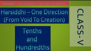 Tenths and Hundredths  Tenths  Hundredths  Mathematics Class 5  Maths Class 5 [upl. by Betz]