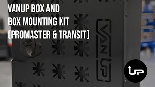 How to Install Razor Rack Box Mounting Kit amp VanUp Box Promaster amp Transit  Installation [upl. by Dorise]