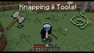 Knapping amp Toolmaking  Gaeacraft Devlog 6 [upl. by Rimahs]