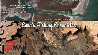 Fishing the Packery Channel Corpus Christi TX flounderfishing [upl. by Chilcote]