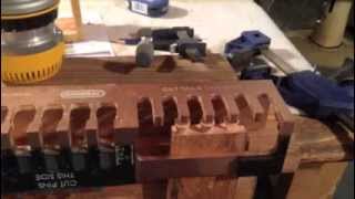 Ez jig dovetail instructions [upl. by Weinshienk]