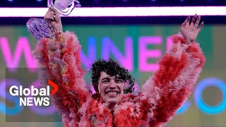 Eurovision 2024 “The most insane thing” Switzerland’s Nemo says after winning song contest [upl. by Francklin]