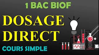 Dosage direct  Cours simple  1 BAC BIOF  المعايرة المباشرة  شرح مبسط [upl. by Annaerdna900]