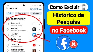 Como Excluir o Histórico de Pesquisa no Facebook  Atualização de 2024 [upl. by Winstonn]