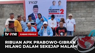 WADUH Alat Kampanye PrabowoGibran Hilang  Kabar Pemilu tvOne [upl. by Terriss]