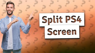 How do I split my PS4 screen to two tvs [upl. by Thin741]