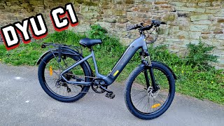 DYU C1 Electric City Bike Review [upl. by Marisa]