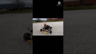 125cc Shifter Kart Donuts [upl. by Ahsaekal927]