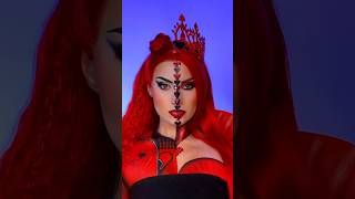 Red amp Queen of Hearts ♥️♠️ descendants disney cosplay makeup makeupartist [upl. by Kacie]