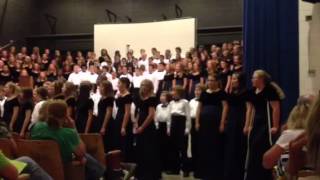 Stanley Middle School Chorus Performance [upl. by Rennug]