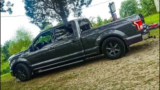 Lowering a Ford F150 SuperCrew 4WD IHC 35 Drop Kit Before and After [upl. by Phares]