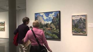 Phyllis Shafers Magnificant Landscape Paintings at Nevada Museum of Art Reno [upl. by Hawkie]