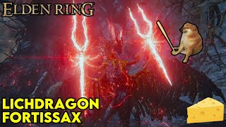 Lichdragon Fortissax Cheese Elden Ring 110 [upl. by Akirdnuhs543]