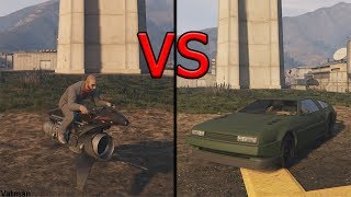 GTA 5 ONLINE  OPPRESSOR MK II VS THRUSTER WHICH IS BEST [upl. by Lucienne983]