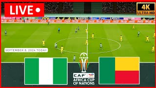 Live  Nigeria vs Benin  African Cup of Nations 2025 Qualifiers  Match Live Stream Score Gameplay [upl. by Rafaelle6]