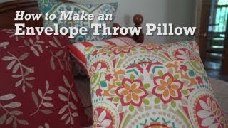 How to Make an Envelope Throw Pillow [upl. by Pius]