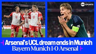 Joshua Kimmich nets as Arsenal exit Champions League after Bayern Munich defeat 💔 UCL [upl. by Annodal]