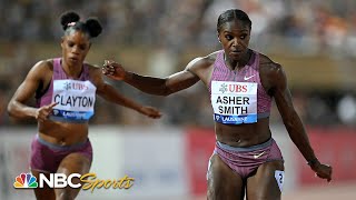 Dina AsherSmith wins 100m title at 2024 Roma European Athletics Championships [upl. by Badger447]