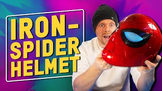 Hasbro IronSpider Helmet Replica  Zavvi Hasbro SpiderMan [upl. by Vlada]