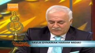 Nihat Hatipoglu  Tavla Oynamak Haram mıdır [upl. by Akibma459]