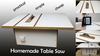 Homemade Table Saw  DIY Table Saw [upl. by Bergquist]