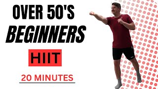 Over 50s Beginners Full Body Low Impact Hiit Cardio Workout  No Equipment [upl. by Gabriela]