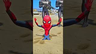 Spidy saved whale macchli and Spiderman saved both whale and spidy  gta5 shorts trending [upl. by Aggappe]