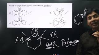 Which of the following will not form an enolate [upl. by Livvi]