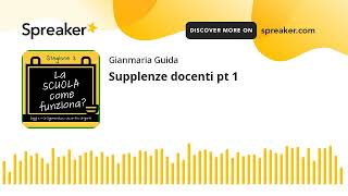 ep 6 st 3  Supplenze docenti pt 1 [upl. by Alleunam]