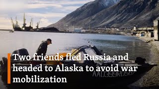 Russians Fleeing Their Country By Boat End Up In Alaska To Avoid War Mobilization [upl. by Nivak]