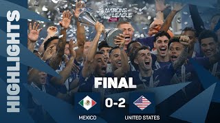 Highlights  Mexico vs United States  202324 Concacaf Nations League Final [upl. by Lasala]