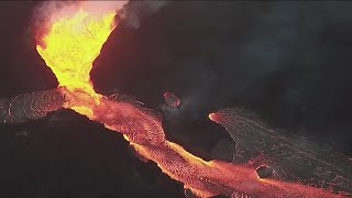 Worlds largest active volcano erupting in Hawaii [upl. by Anital1]