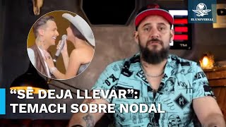 El Temach opina sobre la polémica relación de Christian Nodal y Ángela Aguilar [upl. by Wescott96]