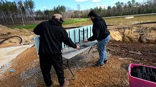 Assembling the Nudura One Panels for the ICF Pool [upl. by Barbabra]