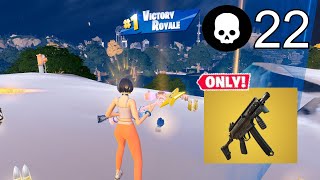 I WON Using Mythic Stinger SMG ONLY quotRank Zero Build quot Gameplay Fortnite Rank Chapter 4 Season 4 [upl. by Yesteb804]