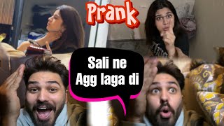 Raat 4 bajy me gayab  Hidden prank on wife  Sali  Sister in Law  ne Agg laga di [upl. by Burnside]