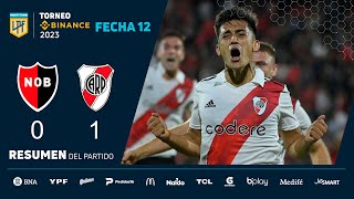 TorneoBinance 2023  Fecha 12  resumen de Newells  River [upl. by Meehyr]