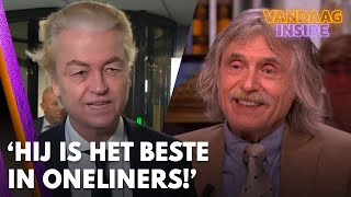 Vandaag Insidetafel lacht om gevatte reactie Wilders ‘Hij is het beste in oneliners’ [upl. by Colene]