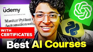 5 ONLINE AI COURSES To Become an AI Engineer w Certificates  How To Learn AI Machine Learning [upl. by Arinayed]