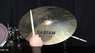 USED Sabian 20quot Xs20 Medium Ride  2540g [upl. by Ginnifer]