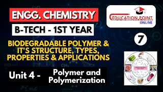 Lec 7  Biodegradable Polymer amp its structure  Engineering Chemistry [upl. by Ruggiero508]